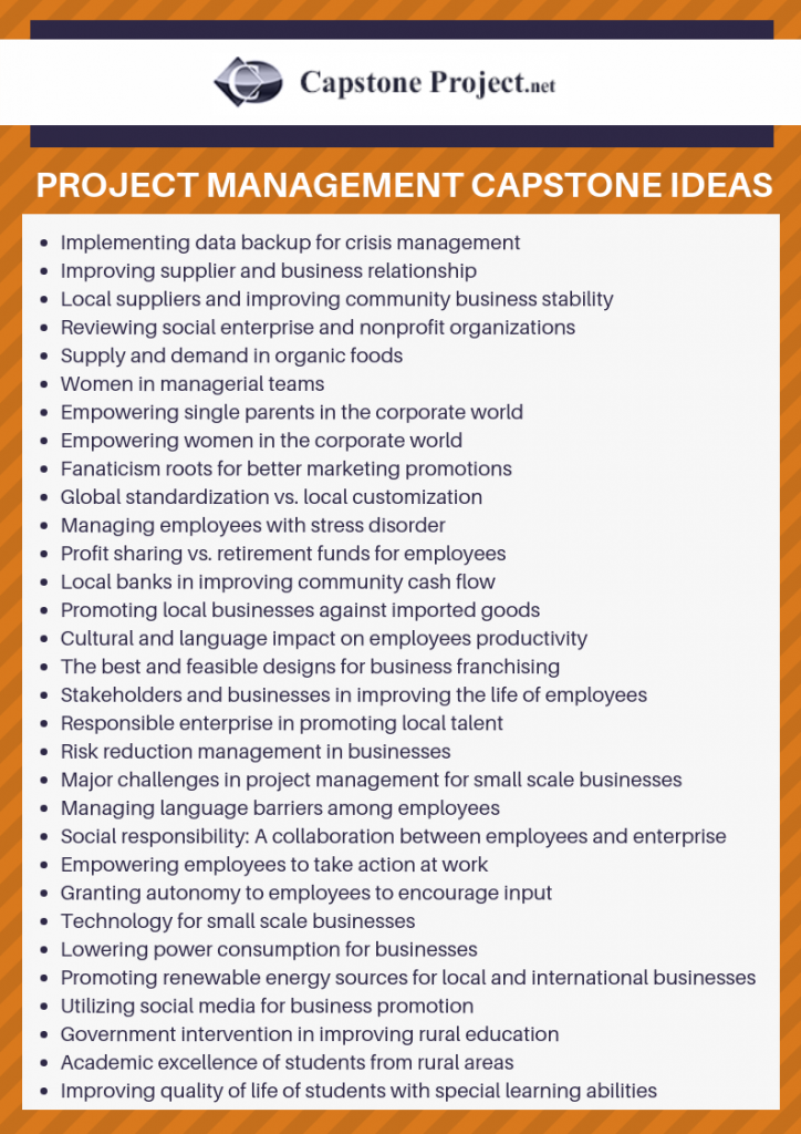  It Capstone Project Examples What Are Some Examples Of Capstone 