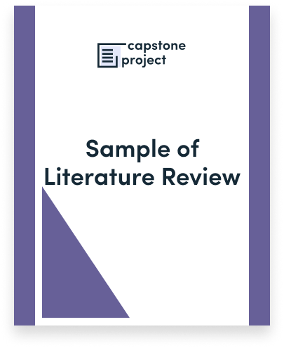 what is a literature review for a capstone project